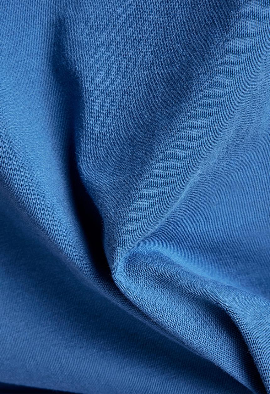G-STAR - Originals label r T-shirt - retro blue