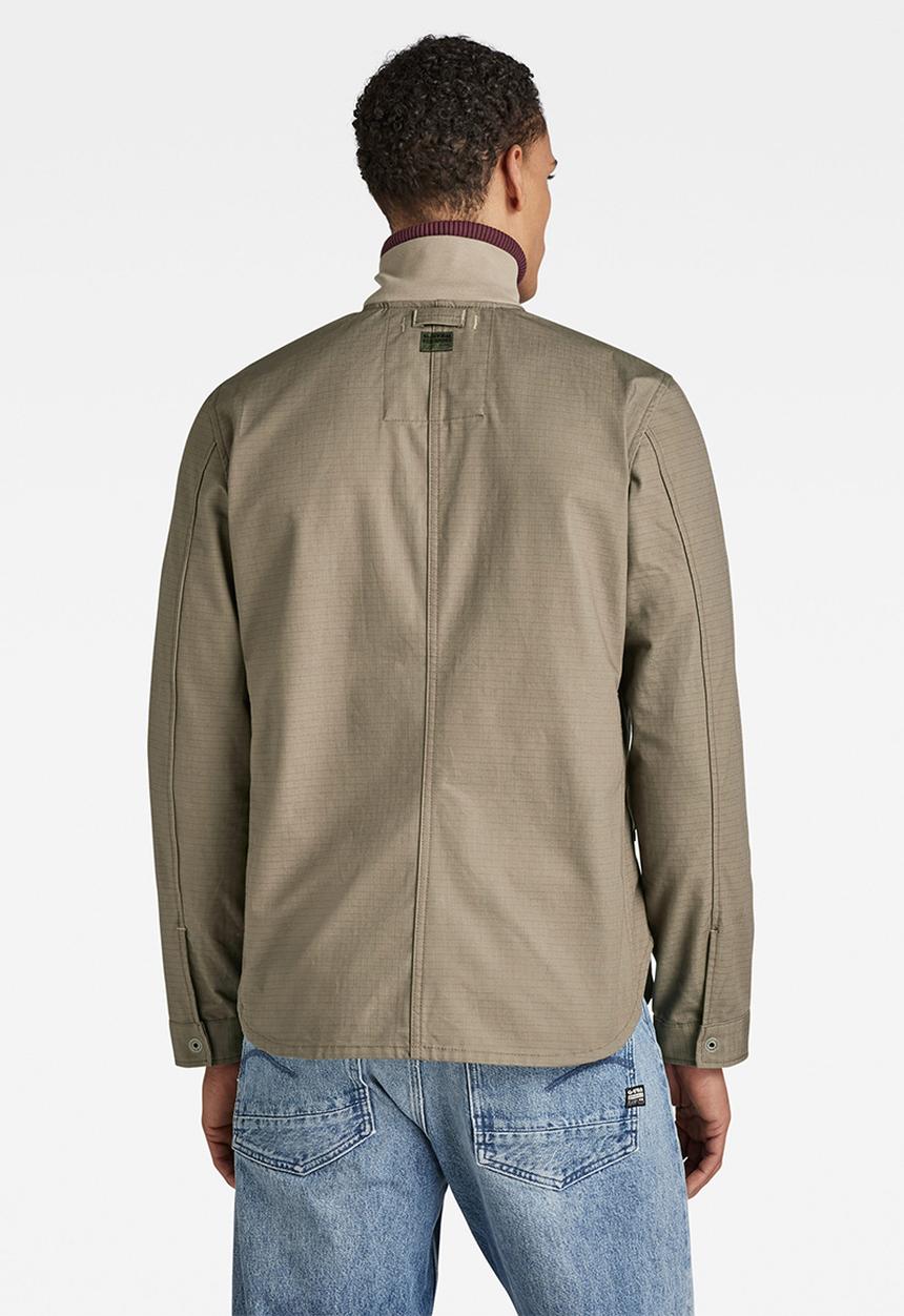 G-STAR - Utility zip overshirt - turf