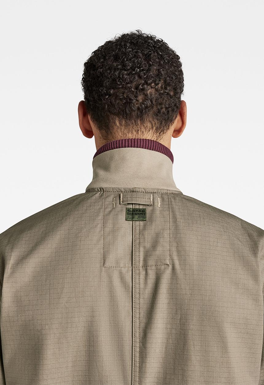 G-STAR - Utility zip overshirt - turf