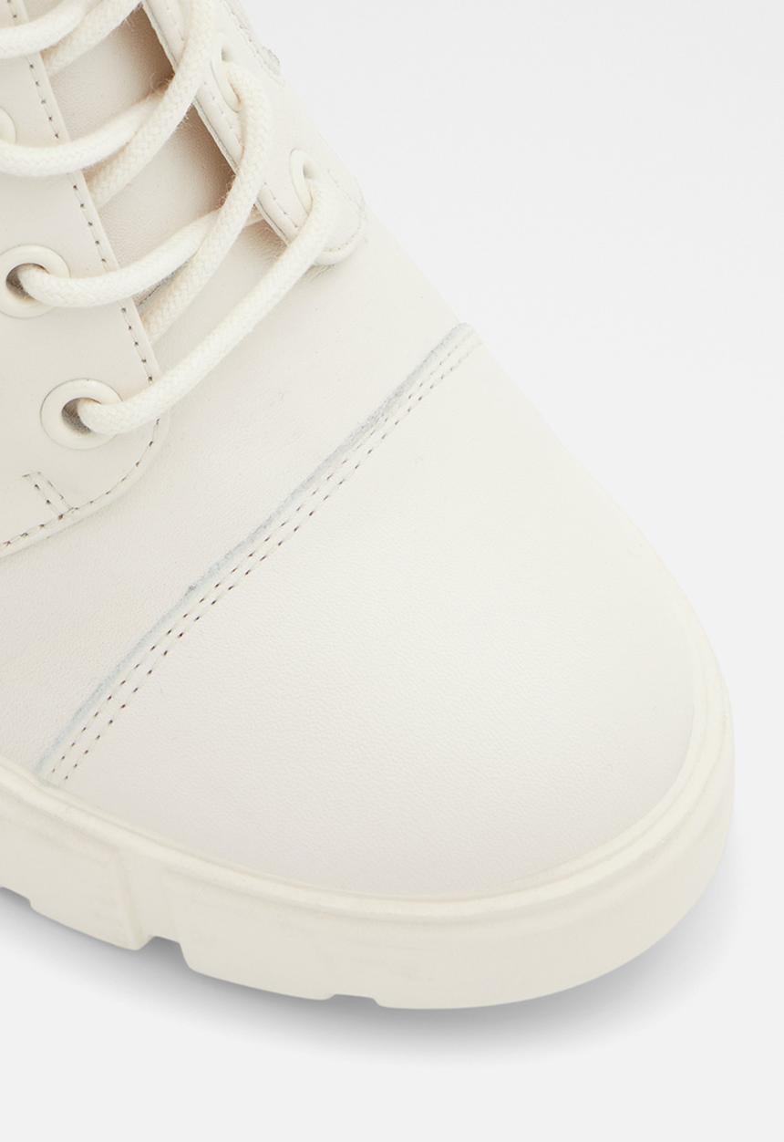 ALDO - Rebel leather boot - open white