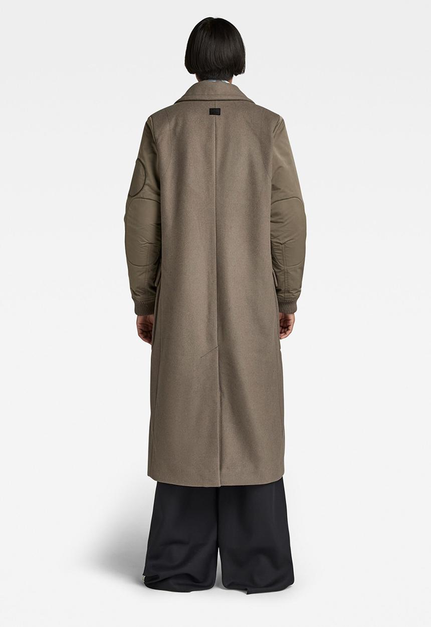 G-STAR - Wool long coat - turf