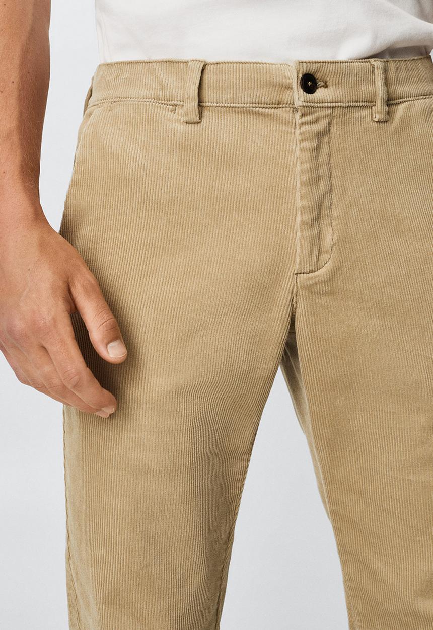 MANGO - Trousers berdam - beige