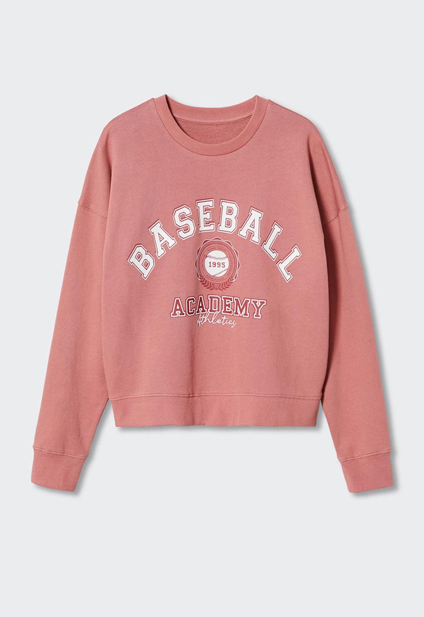 MANGO - Sweatshirt  baseball - light pink