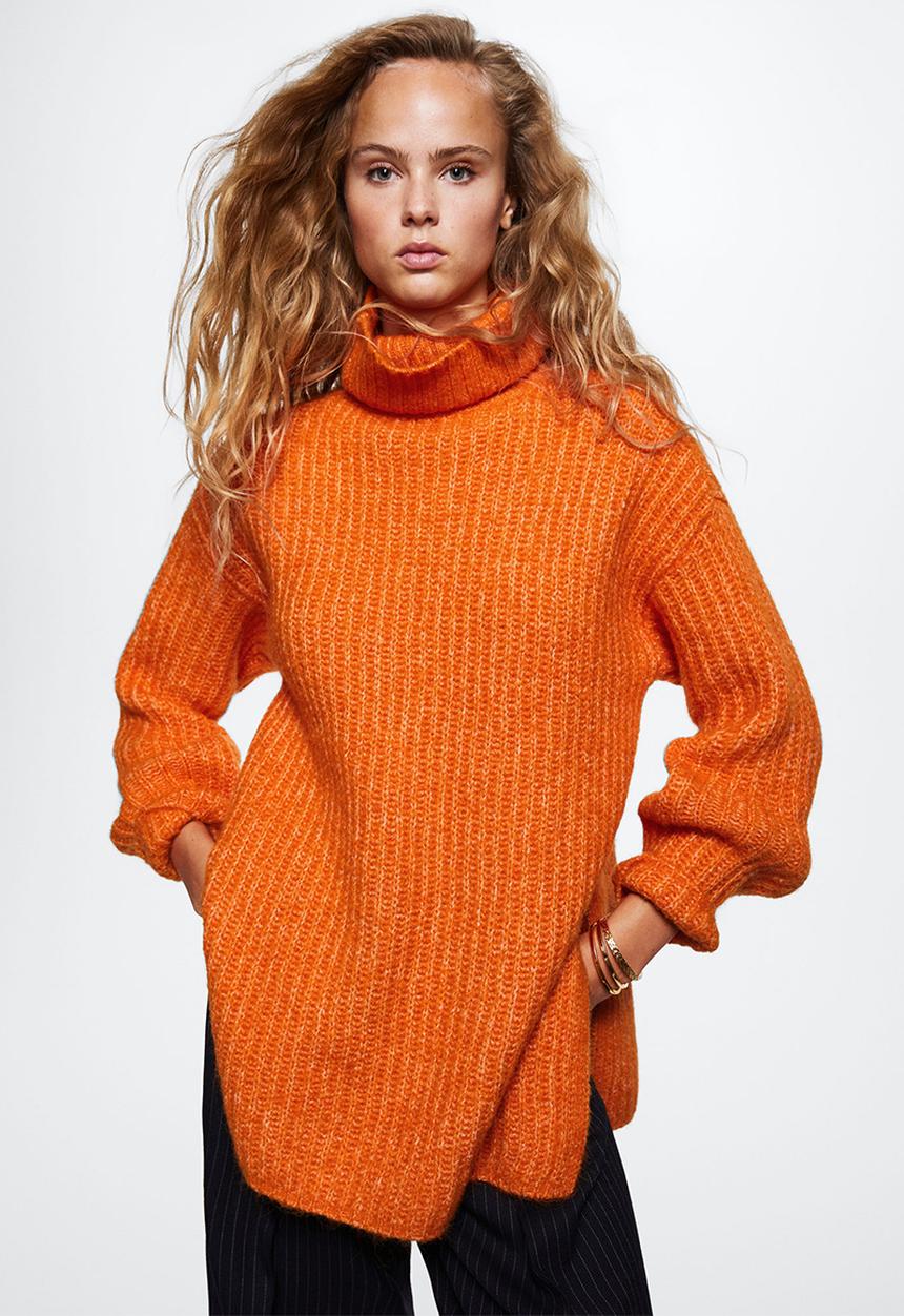 MANGO - Sweater fresa - orange