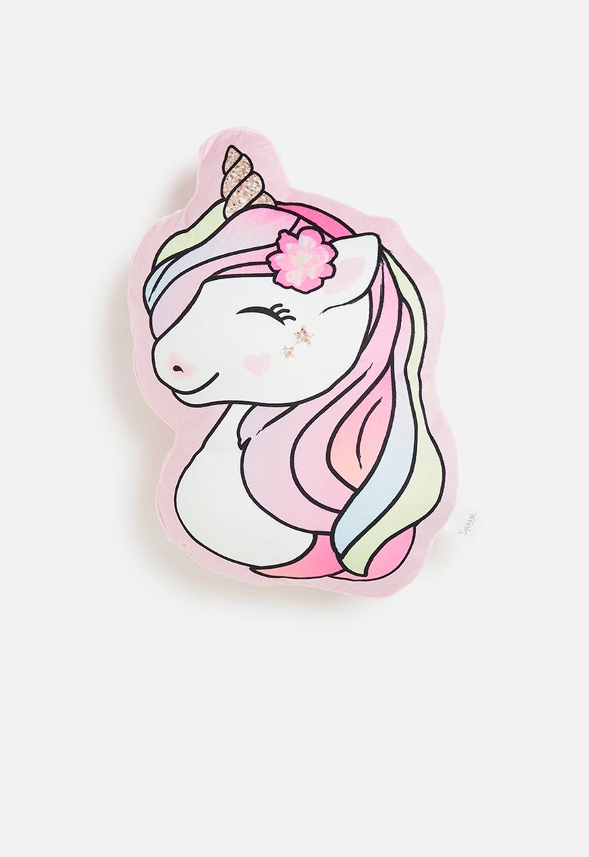 Character Group - Magical unicorn shaped plush play pillow - pink