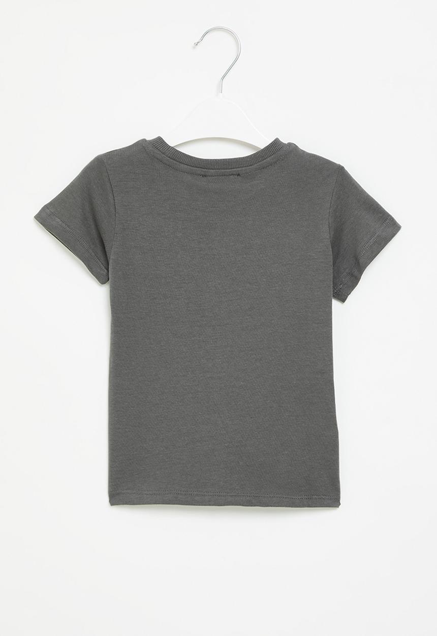MANGO - T-shirt basicb - charcoal