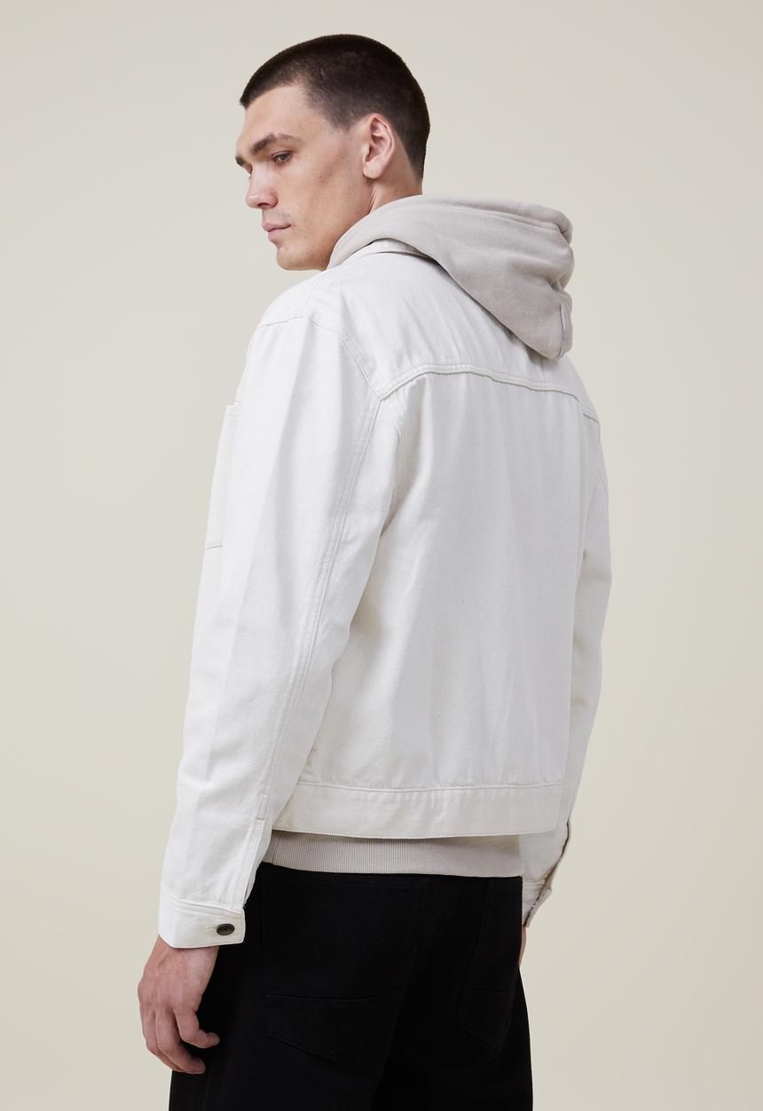 Cotton On - Bowery denim jacket - natural