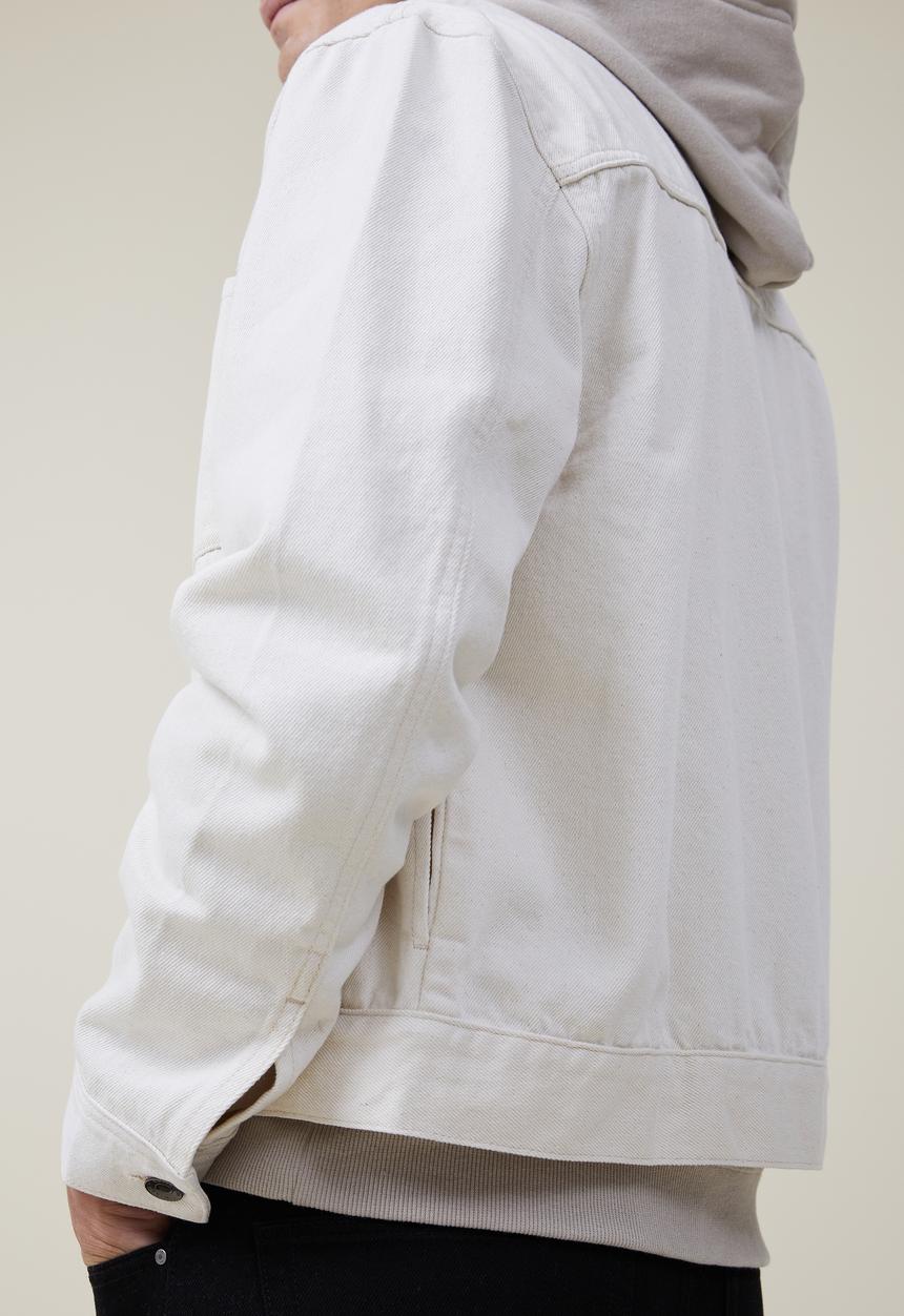 Cotton On - Bowery denim jacket - natural