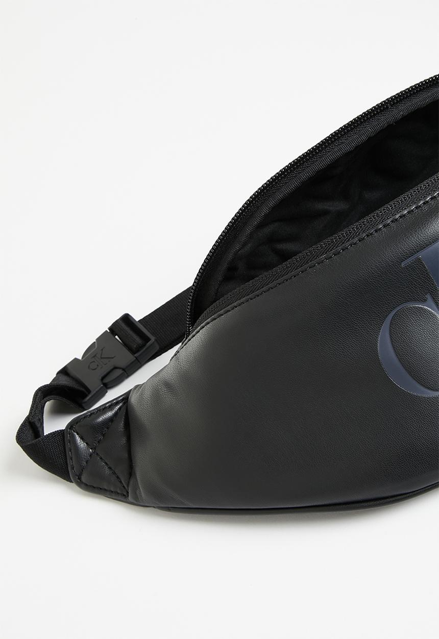 Calvin Klein - Monogram soft waist bag - black