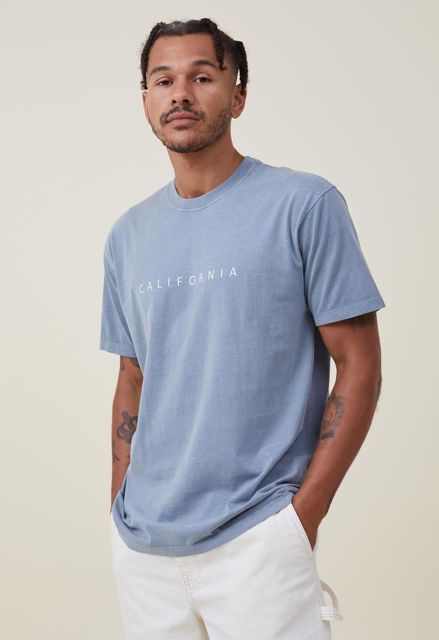 Cotton On - Easy T-shirt - citadel/california
