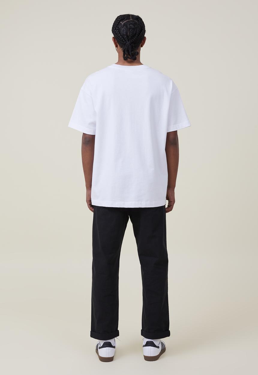 Cotton On - Elastic worker pant - true black