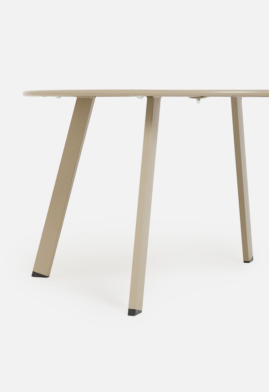 H&S - Trey table- taupe