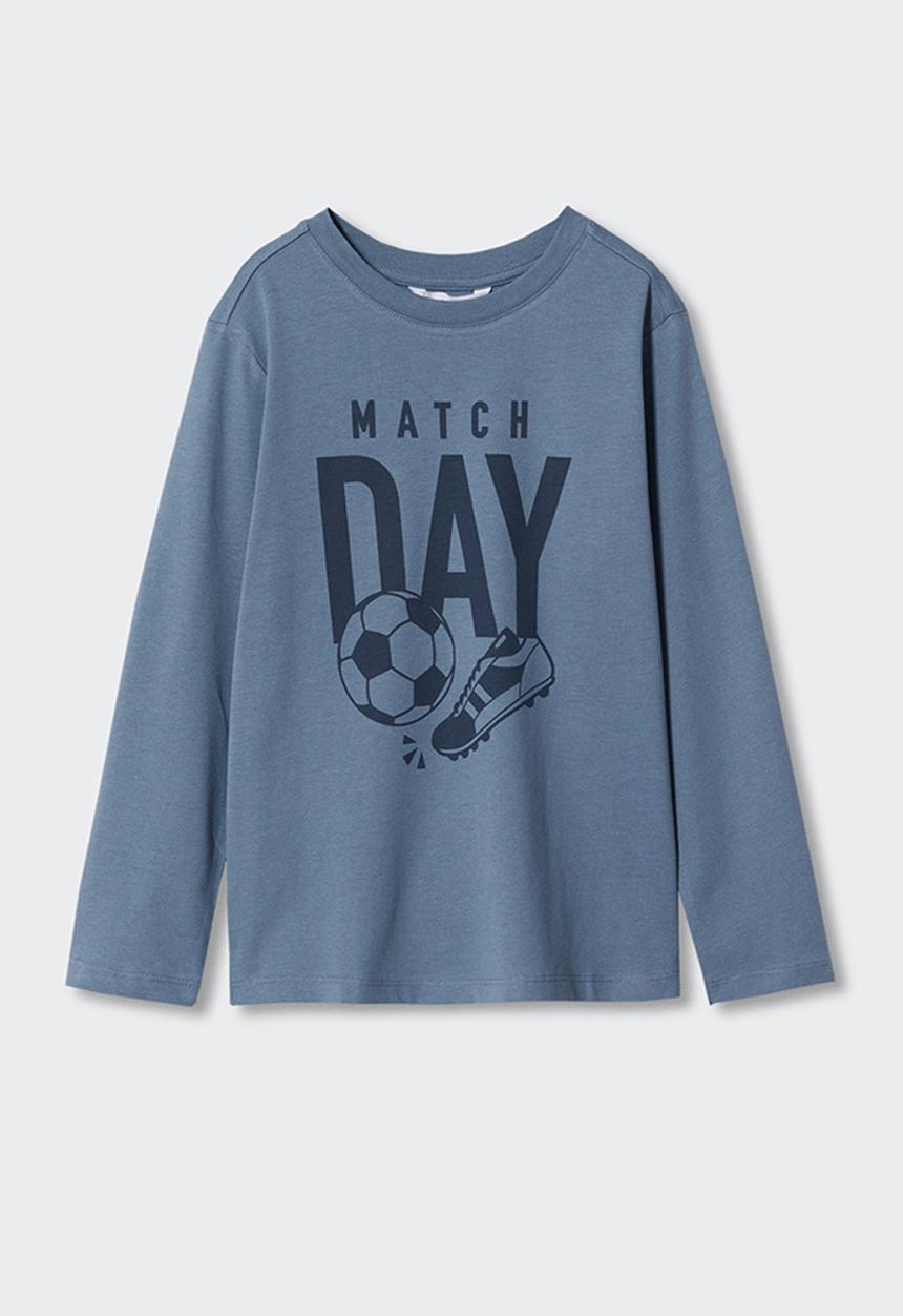 MANGO - T-shirt spencer1 - blue