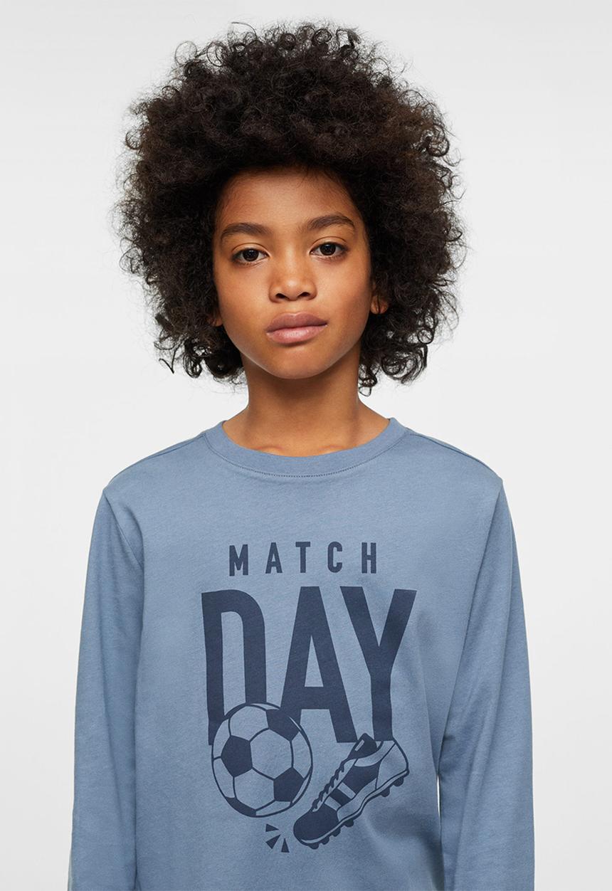 MANGO - T-shirt spencer1 - blue