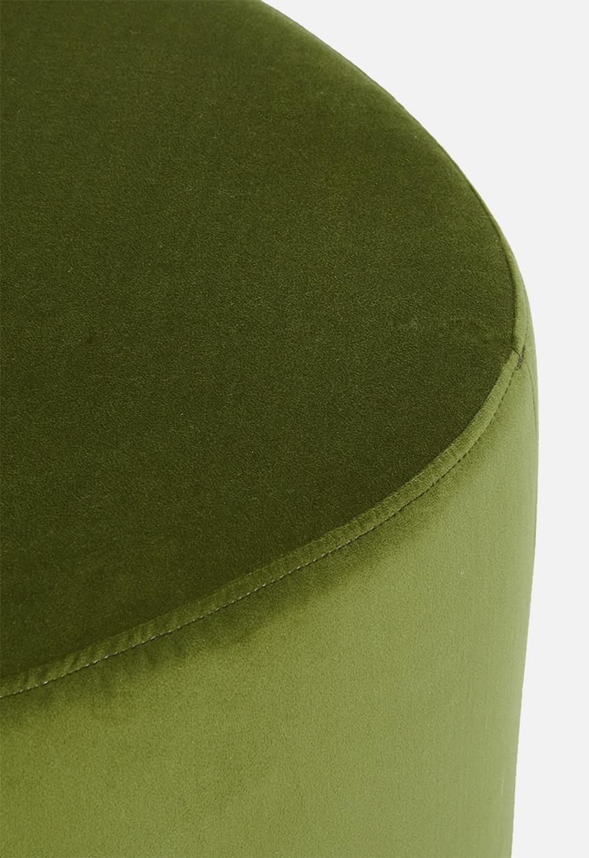 Sixth Floor - Alder large ottoman - olive