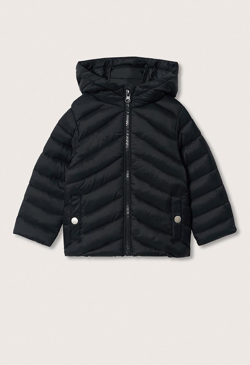 MANGO - Anorak lightb2 - black