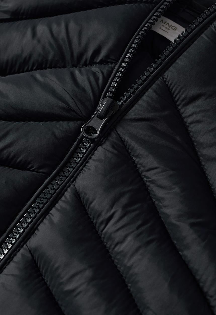 MANGO - Anorak lightb2 - black