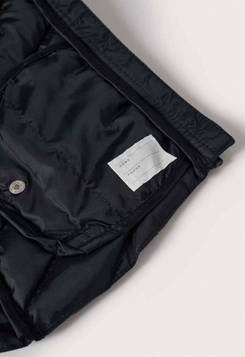 MANGO - Anorak lightb2 - black