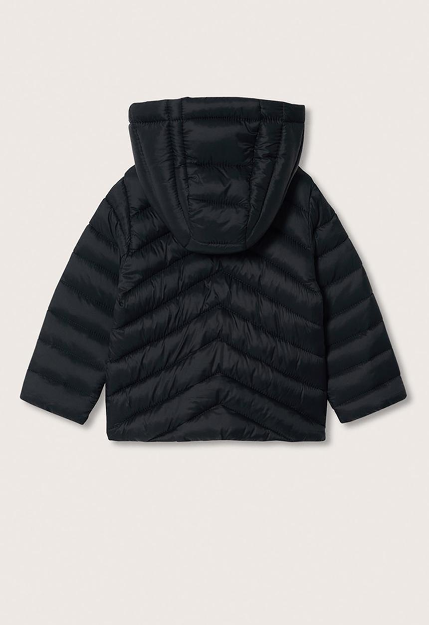 MANGO - Anorak lightb2 - black
