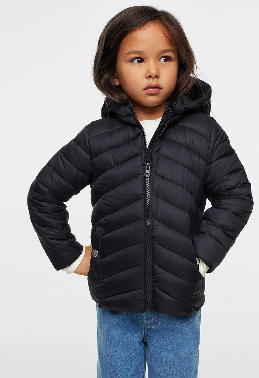 MANGO - Anorak lightb2 - black