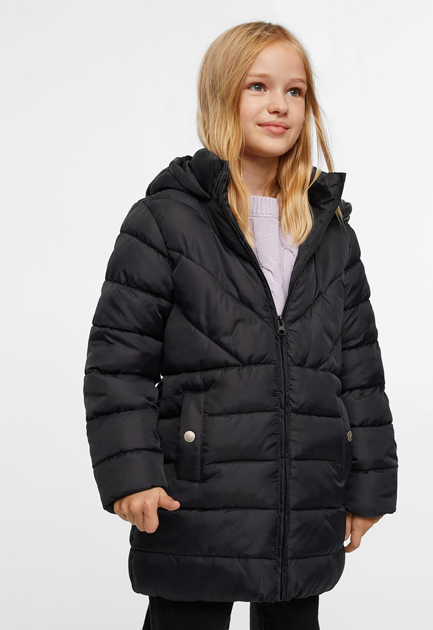 MANGO - Anorak alilong3 - black