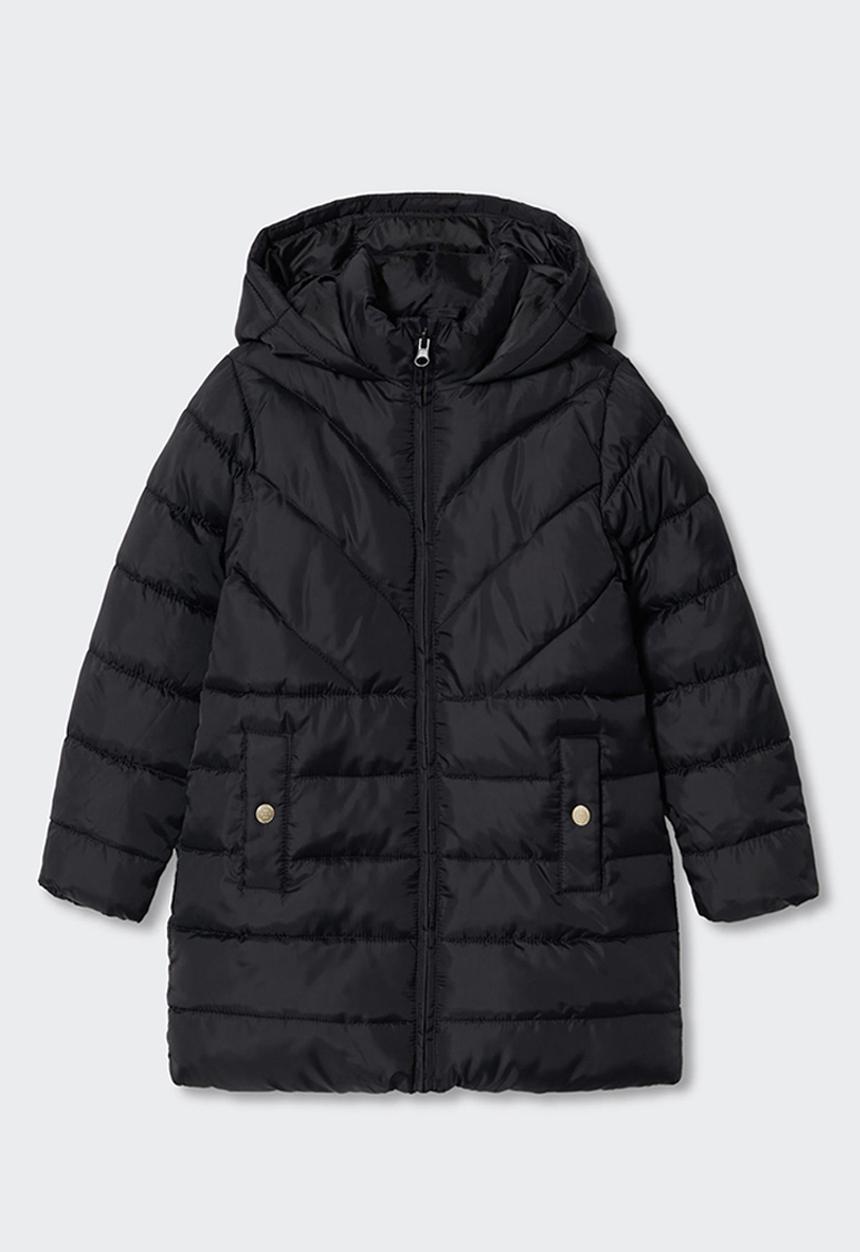 MANGO - Anorak alilong3 - black