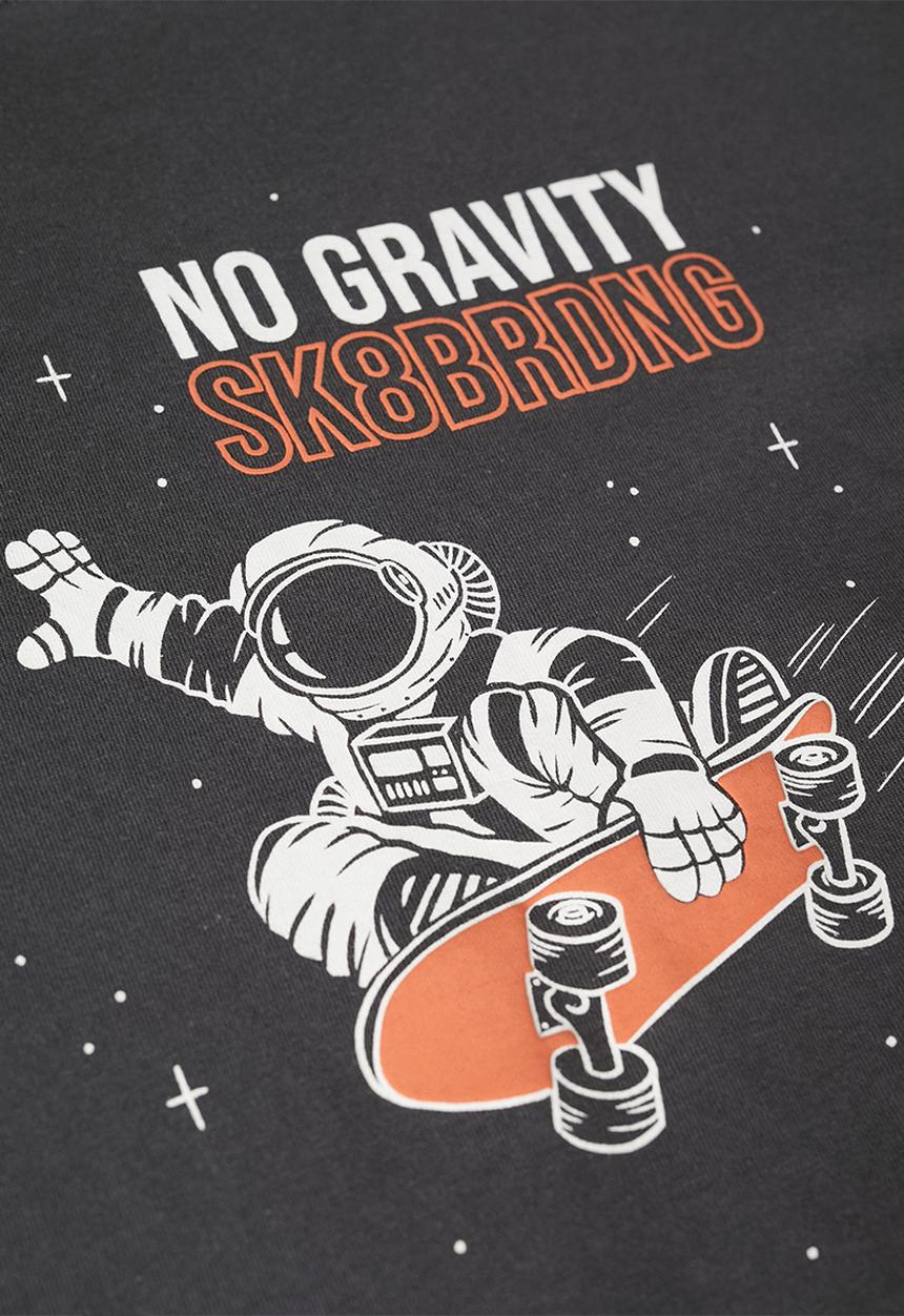 MANGO - T-shirt  space - charcoal