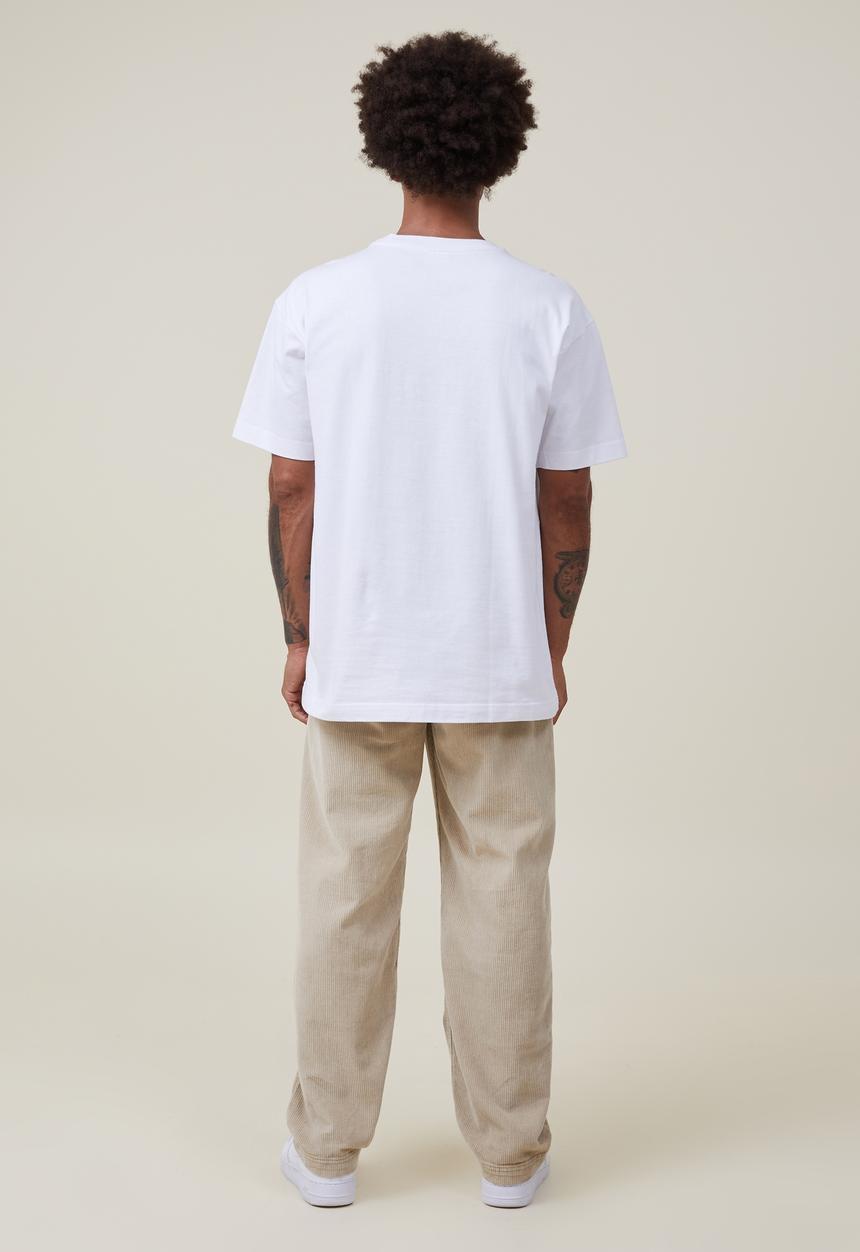 Cotton On - Loose fit pant - sand cord