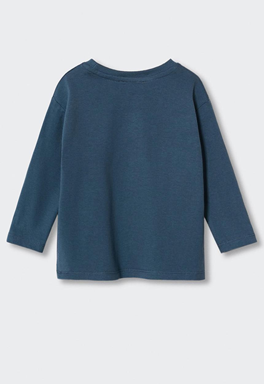 MANGO - T-shirt  three - blue
