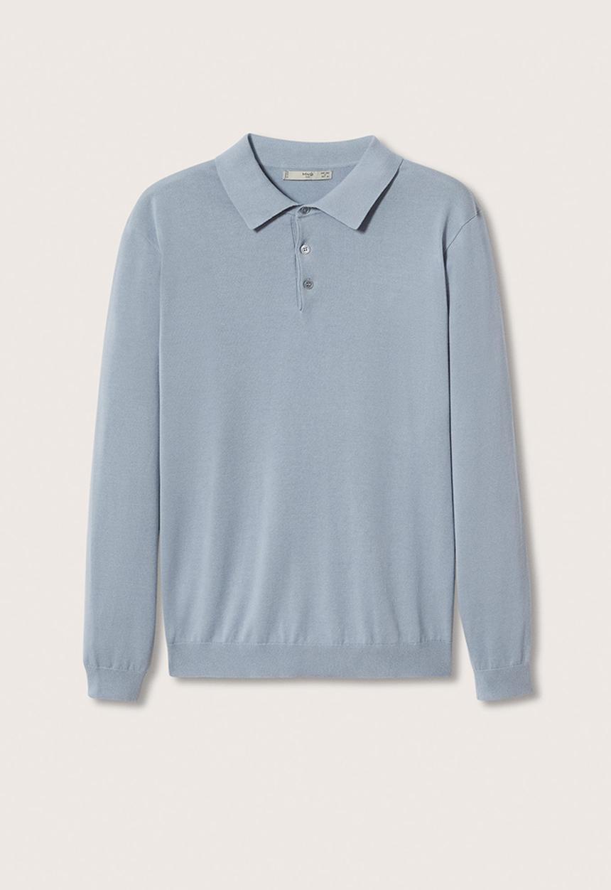 MANGO - Polo shirt - light blue