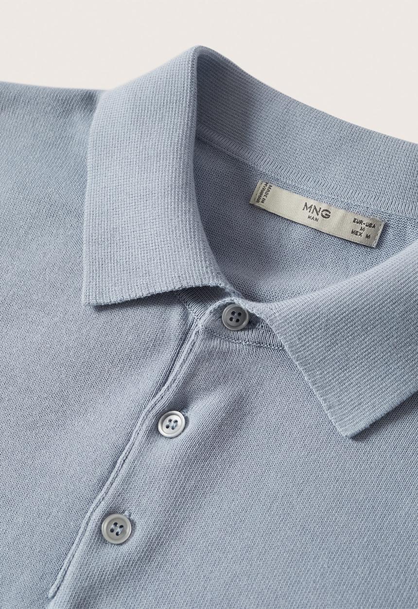 MANGO - Polo shirt - light blue