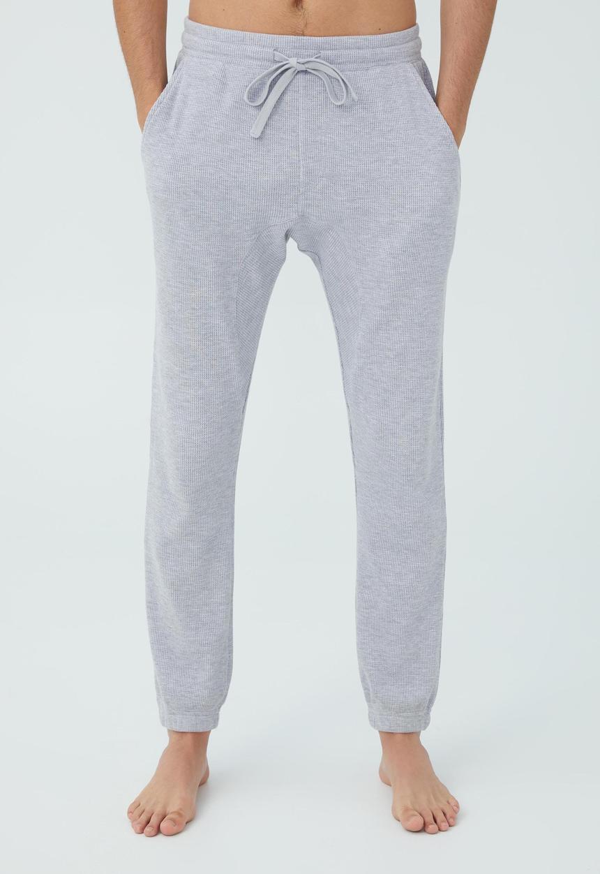 Cotton On - Lounge pant - light grey marle waffle