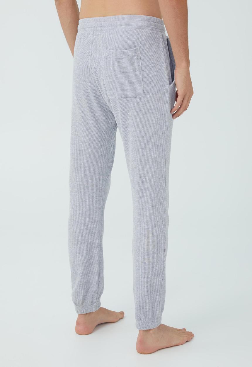 Cotton On - Lounge pant - light grey marle waffle