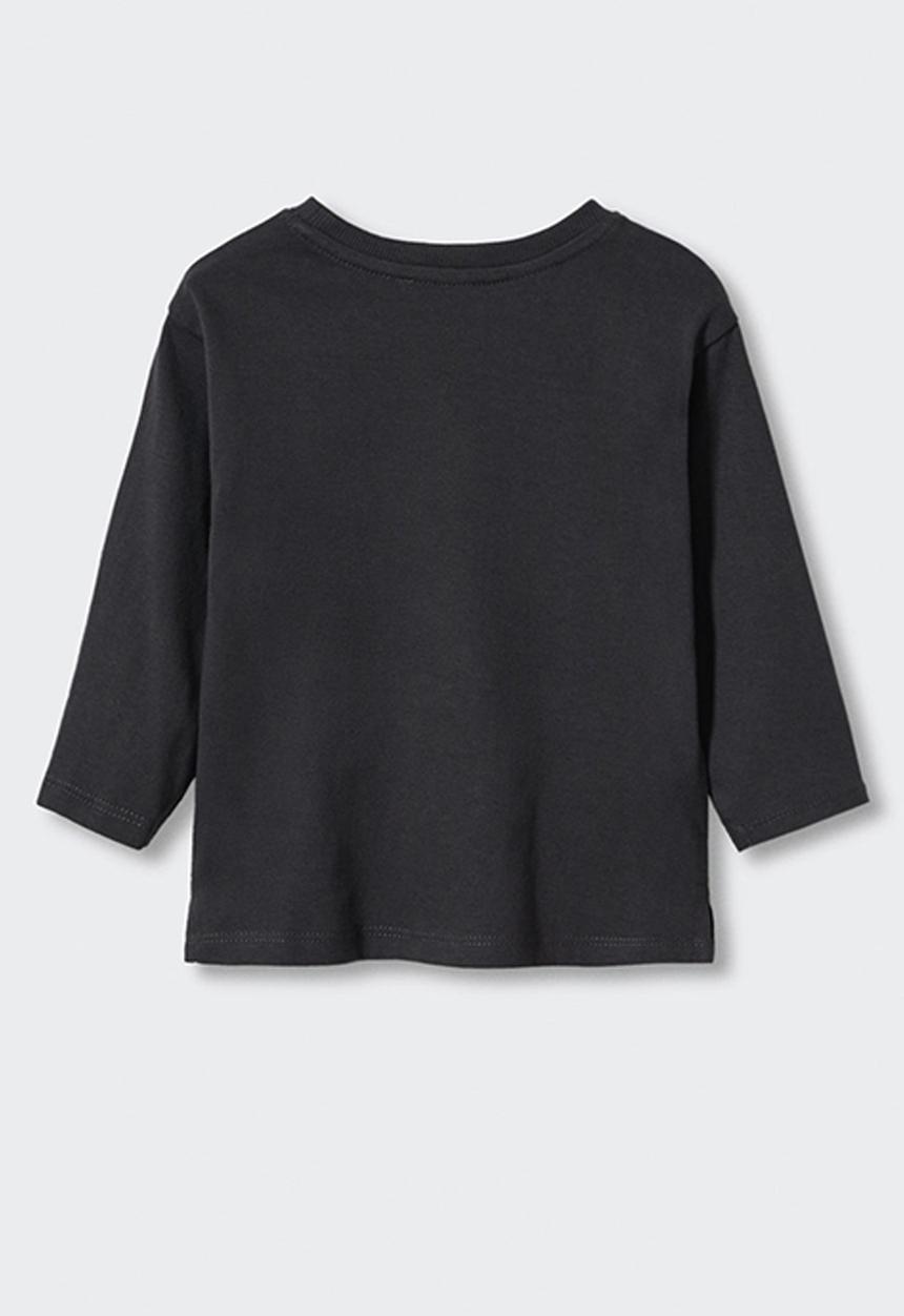 MANGO - T-shirt  montana - charcoal
