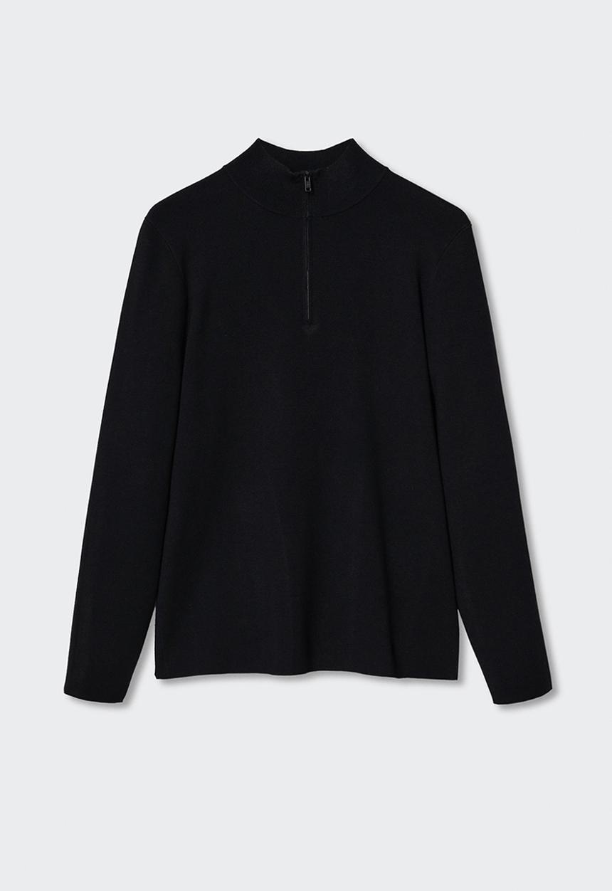MANGO - Sweater luxusp - black
