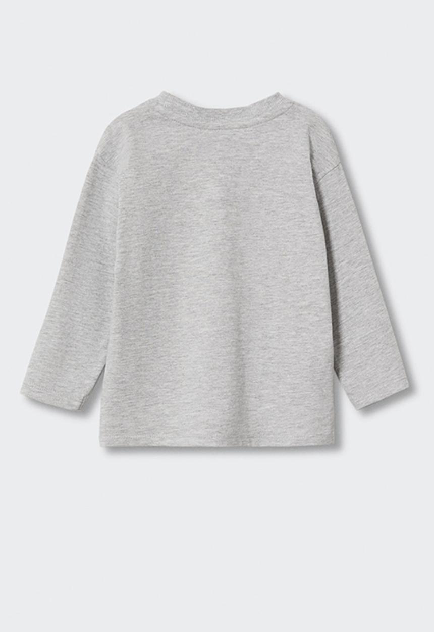 MANGO - T-shirt  party - grey