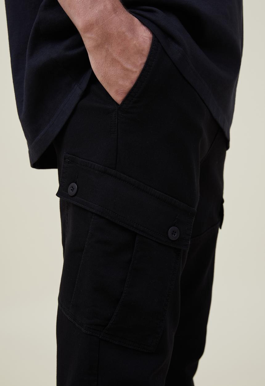 Cotton On - Military cargo pant - true black