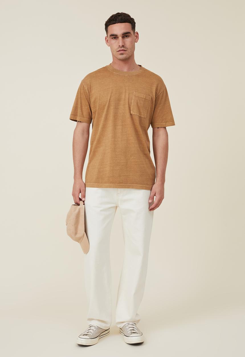 Cotton On - Organic loose fit T-shirt - ginger