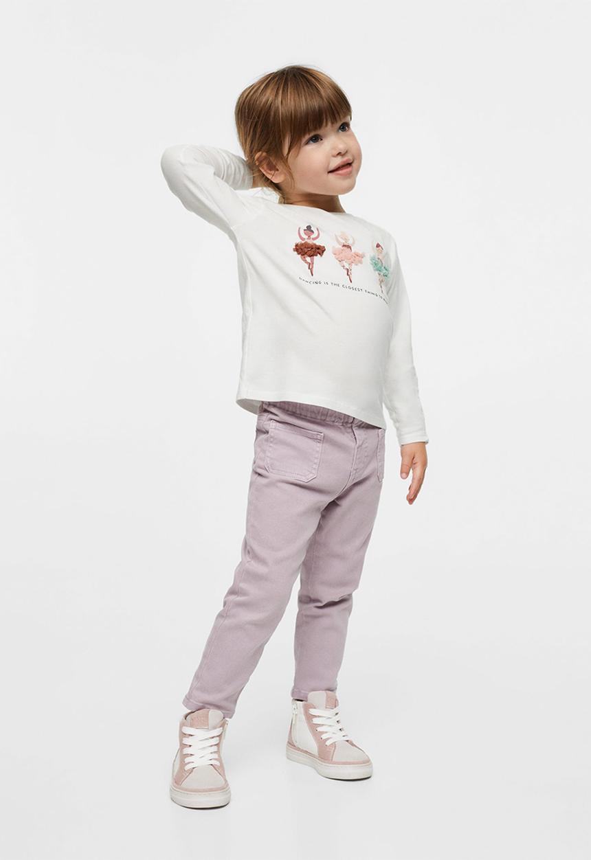 MANGO - T-shirt  ballet - white