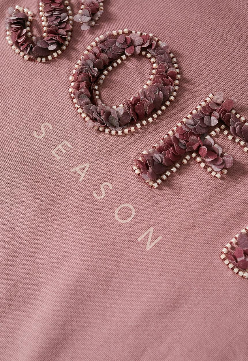 MANGO - T-shirt softy - pink