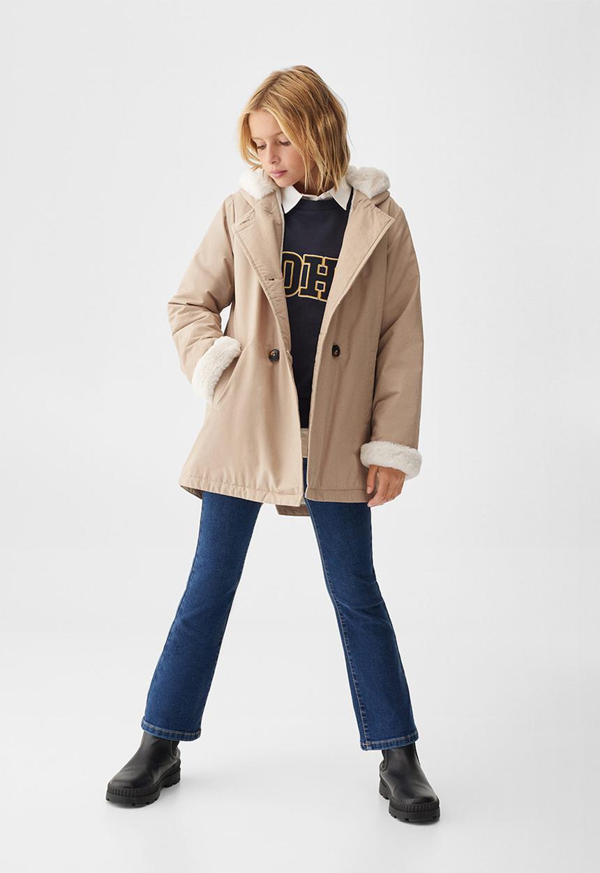 MANGO - Anorak  dina3 - brown