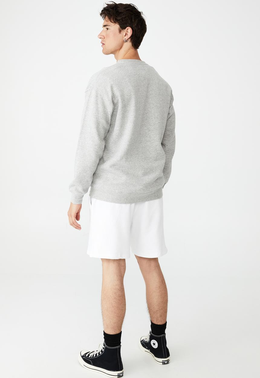 Cotton On - Oversized crew fleece - light grey marle