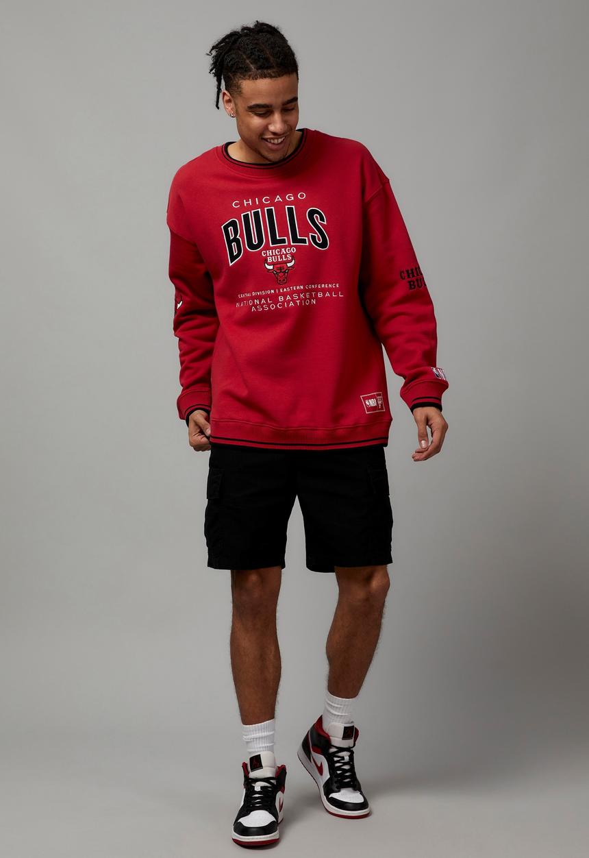 Factorie - Oversized nba crew - lcn nba red/chicago bulls street tip