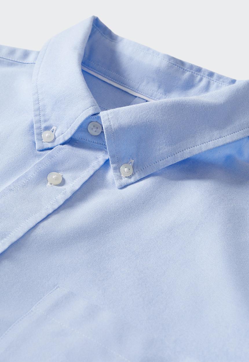 MANGO - Shirt oxford - blue