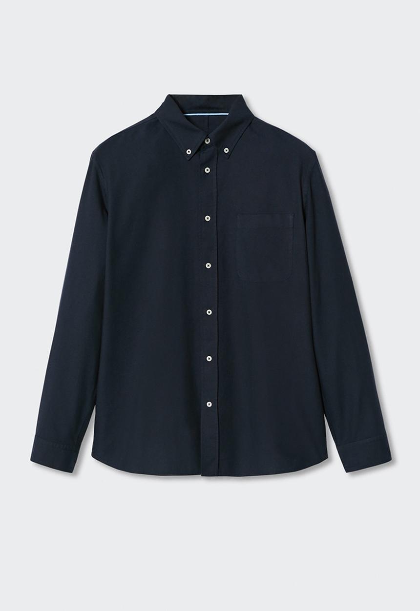 MANGO - Shirt oxford - navy