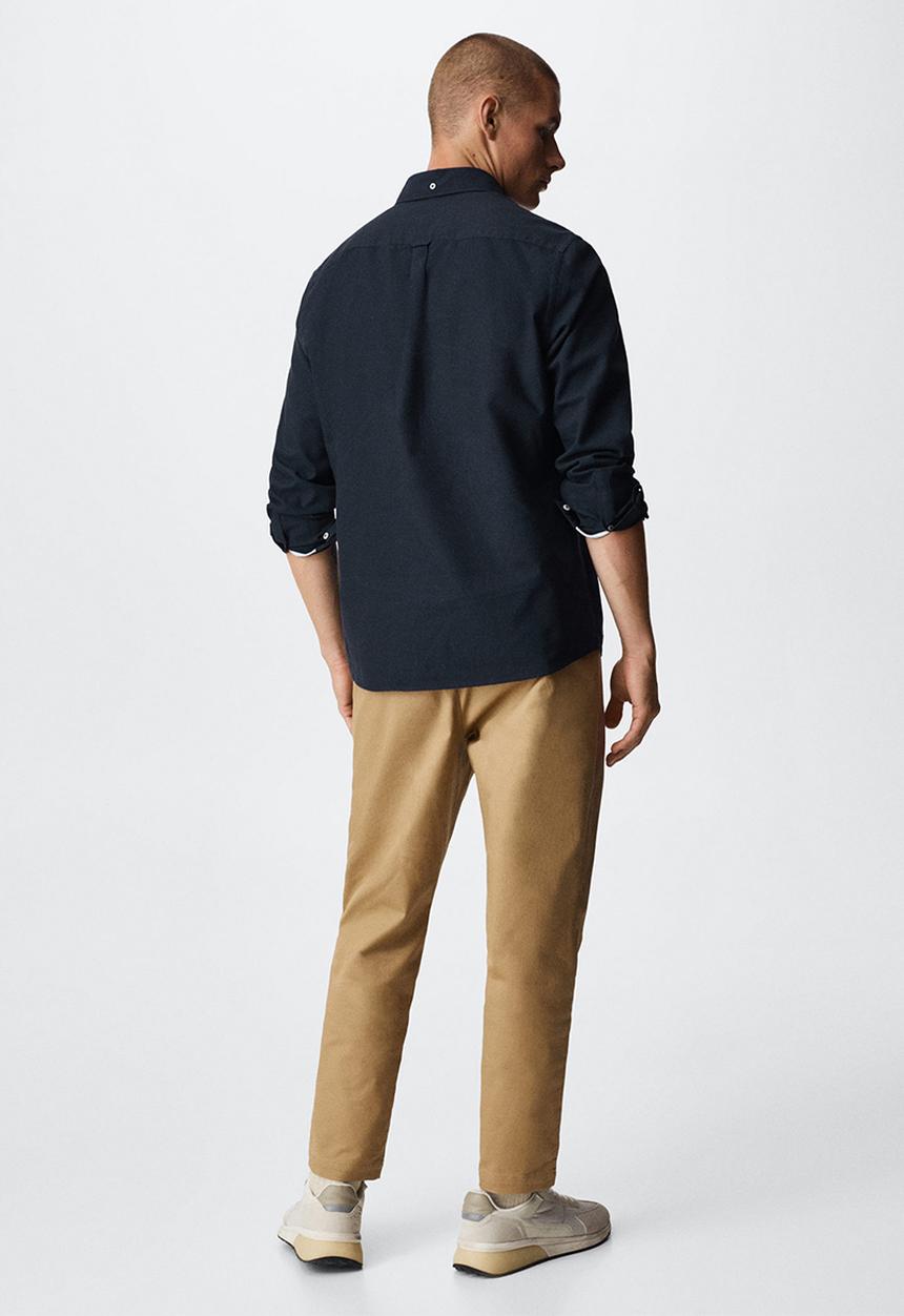MANGO - Shirt oxford - navy