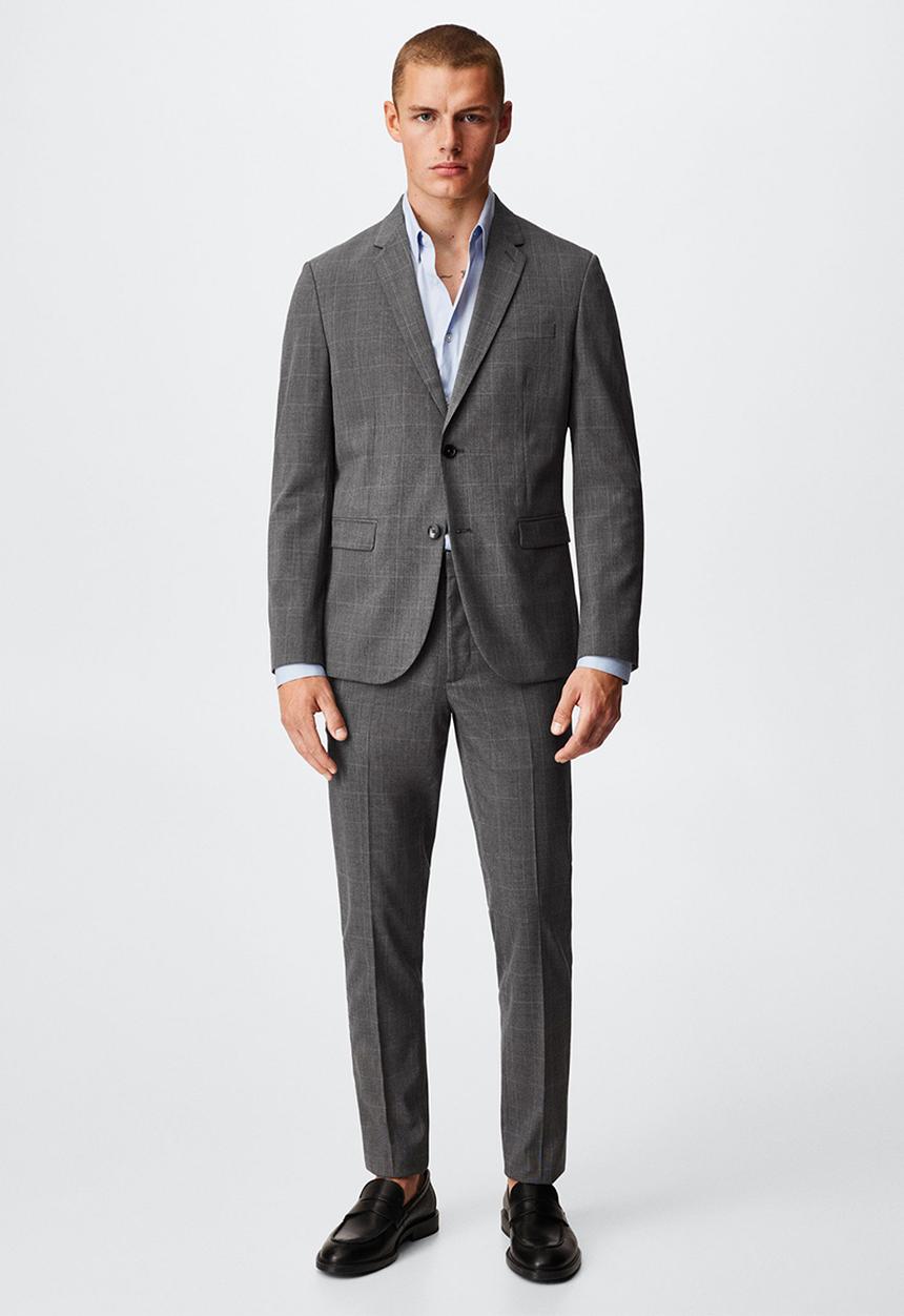 MANGO - Super slim fit suit pants paulo - medium grey