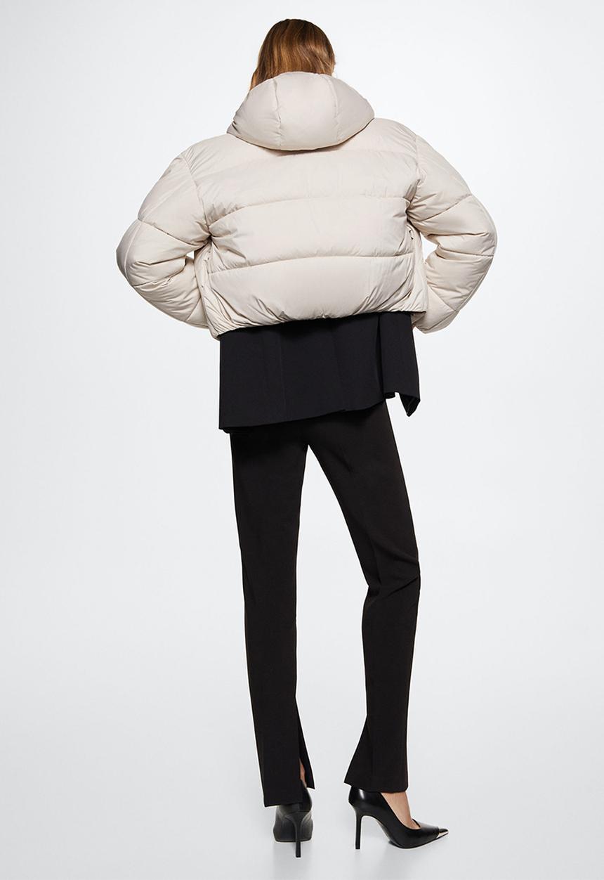MANGO - Anorak rayo - light beige