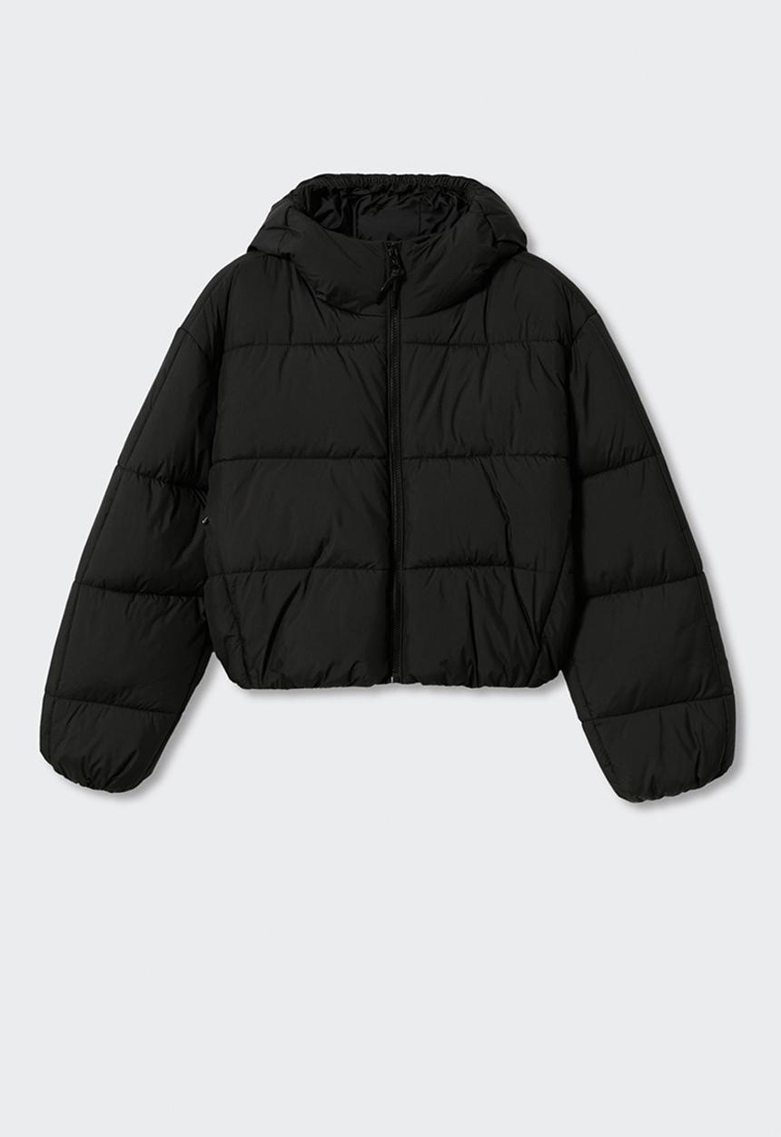 MANGO - Anorak rayo - black