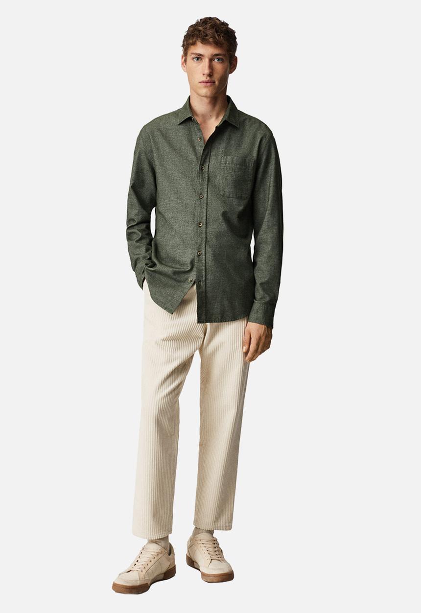 MANGO - Shirt twill - khaki